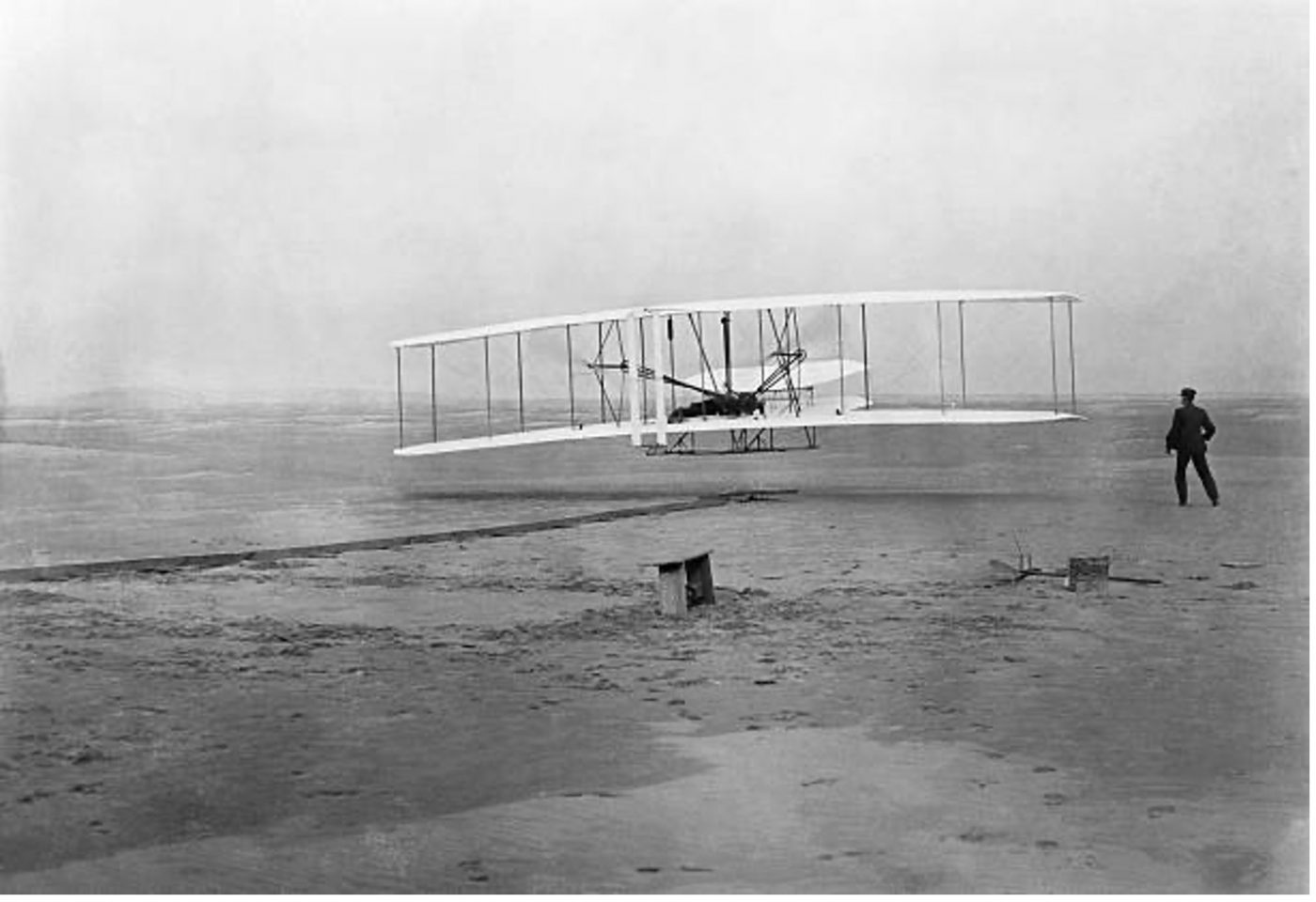 Primer vuelo, hermanos Wright, 17 de diciembre, 1903